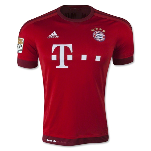 Bayern Munich 2015-16 Home BADTUBER #28 Soccer Jersey - Click Image to Close